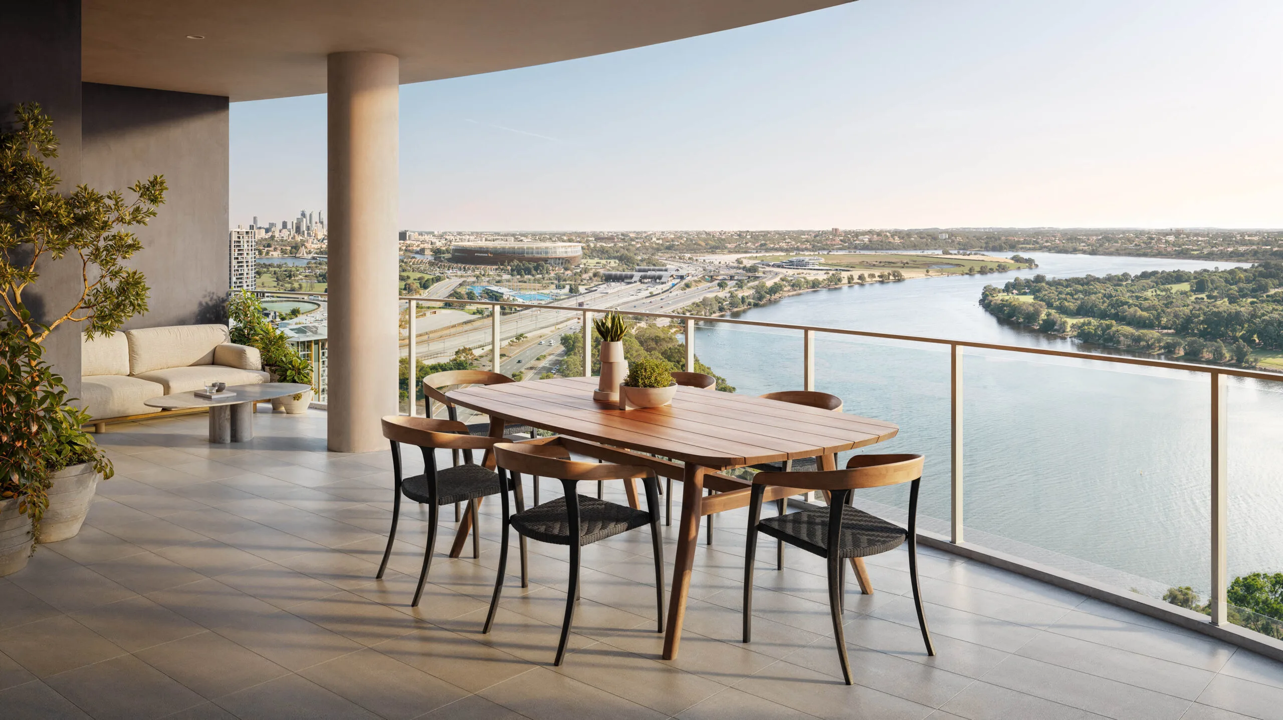 Riverbank Residences by Finbar Apartment